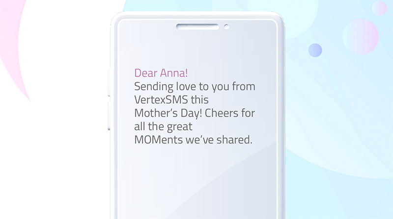 Mother's day SMS template